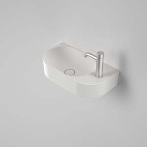 Liano II Hand Wall Basin - Matte White