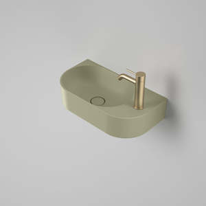 Basins And Baths: Liano II Hand Wall Basin - Green