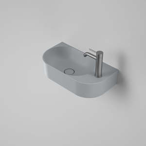 Basins And Baths: Liano II Hand Wall Basin - Grey