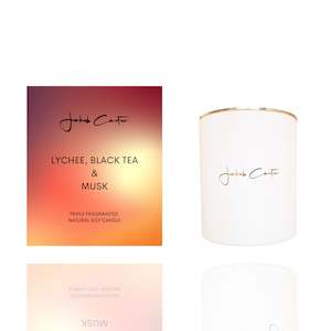 Home Fragrance: Jakob Carter Candle - Lychee, Black Tea & Musk