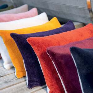 Velvet Cushions: Wool Plush Cushion - Elitis