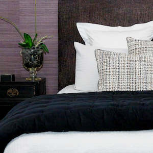 Blankets And Throws: Pin Velvet Coverlet from Seneca