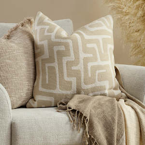 Cushions: Luxor Ivory/Ecru Cushion