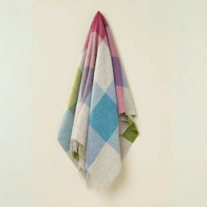 Blankets And Throws: Harland Heather New Zealand Wool Throw