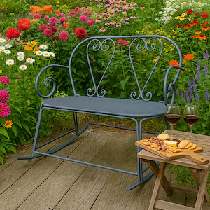 Outdoor: Belle Epoque French Rocking Bench
