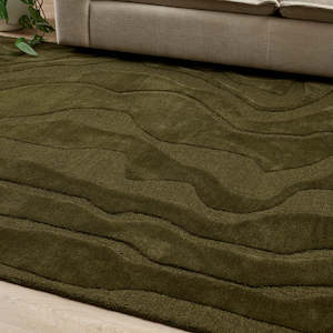 Mira Olive Floor Rug