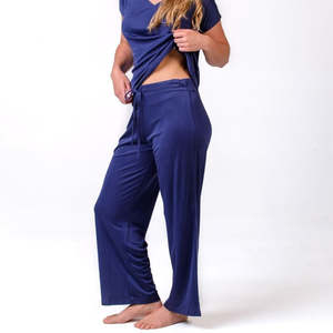 Silk Pyjama Bottoms - full length pants