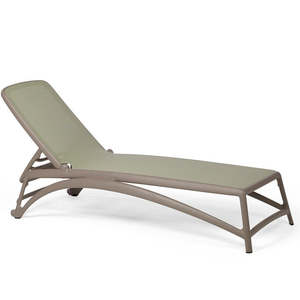 Nardi Atlantico Sun Lounger - Taupe & Olive