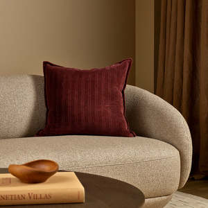 Stria Velvet Cushion
