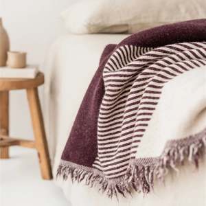 NZ Wool Geometric Blanket