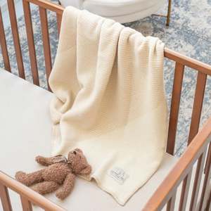 Baby Wool Blanket NZ Wool - Geometric