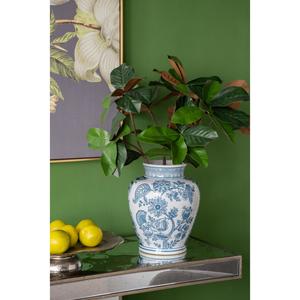 Porcelain Blue and White Round Vase