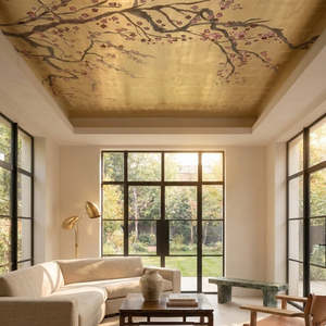 Takeda Cherry Blossom Wallpaper Mural - Metallic
