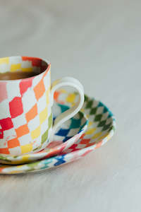 Ceramics: Nerikomi Checkered Design