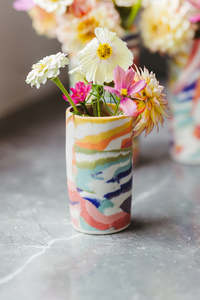 Nerikomi Skinny Vase Small