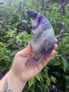 Fluorite Collection: Rainbow Fluorite Moon