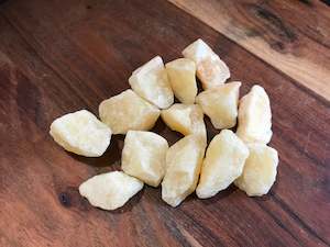 Raw Pieces: Raw yellow calcite