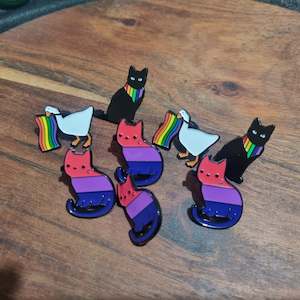 Pride Metal Bag Pins