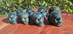 Skulls: Moss Agate Skull