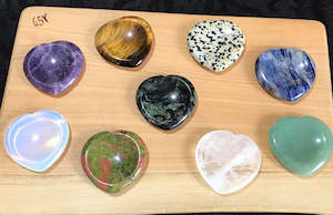 Flat Stones Worry Stone: Heart Worry Stones