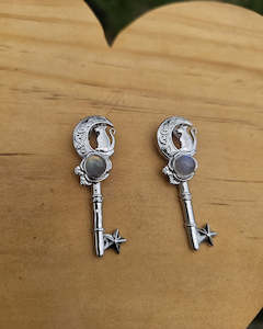 Labradorite Key Pendant