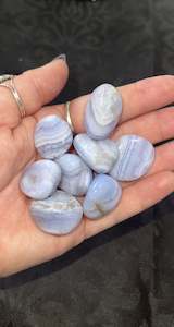 Small Blue Lace Agate Tumble Stones