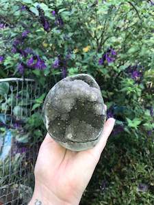 Black Amethyst Cut Base Freeform