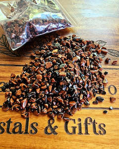 Mahogany Obsidian Chip Bag