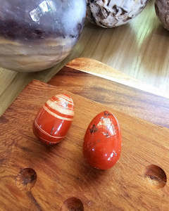 Hearts Available: Red Jasper Egg