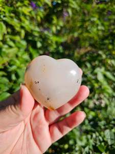Natural Agate Heart