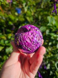 Spheres: Dyed Sphalerite Sphere #4