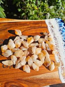 Raw Pieces: Heat Treated Citrine Raw Points