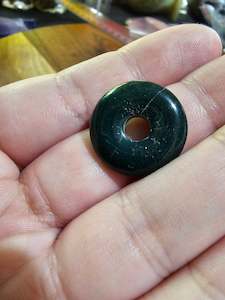 Moss Agate Mini Donut