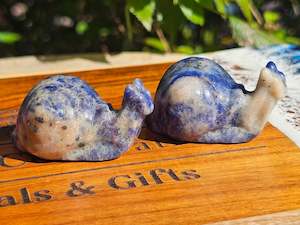 Carvings: Sodalite Snail
