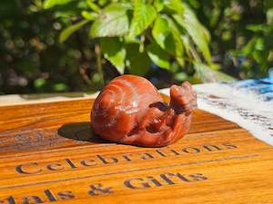 Red Jasper Snail