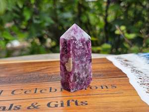 Lepidolite Point