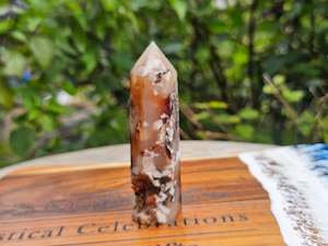 Towers And Points: Black Cherry Agate Point