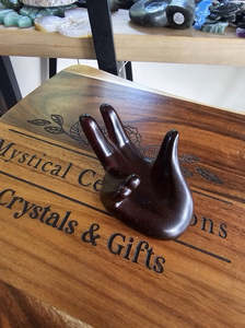 Spheres: Wooden Hand Sphere Stand