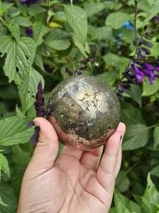 Natural Pyrite Sphere