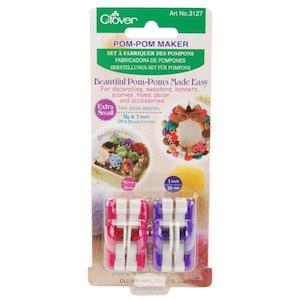 Craft And Embroidery Accesories: Clover, Pom-Pom Maker - Extra Small