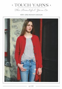 Knitting Patterns: Touch Yarns Long Mohair Cardigan