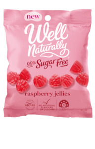 99% Sugar Free Raspberry Jellies - 90g