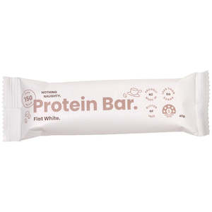 Nutrition Bars: Nothing Naughty Protein Bar - Flat White