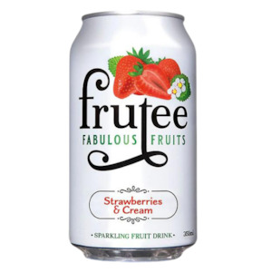 Drinks Tonics: Strawberries & Cream Sparkling Fruit Drink 350ml