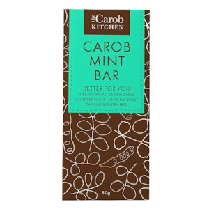 Carob Kitchen: Carob Mint Bar 80g
