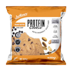 Justines: Peanut Butter Choc Chip Protein Cookie 60g
