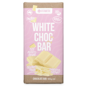 Vitawerx: White Choc Bar 100g