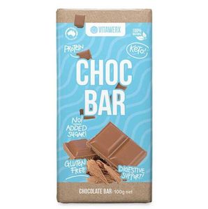 Vitawerx: Milk Choc Bar 100g