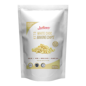 Keto White Choc Baking Chips 500g