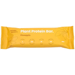 Biscuits Cookies Cakes: Nothing Naughty Plant Protein Bar - Pineapple